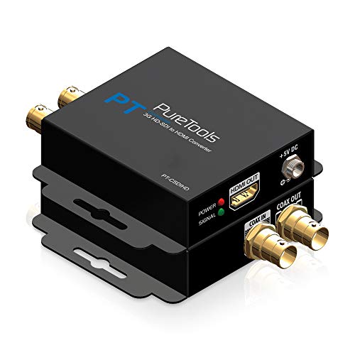 PureTools PT-C-SDIHD 3G/HD-SDI to HDMI Converter incl. Loop black