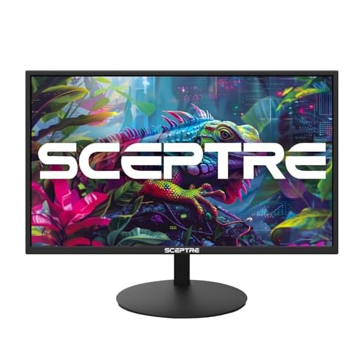 Sceptre E275W-19203R 27 inch1080P LED Monitor 99% sRGB 2X HDMI VGA Build-In Speakers, Machine Black (E275W-19203R series)