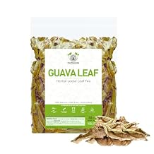 Herbalista - Wildcrafted Whole Guava Leaf Tea | 2oz 57g, 20-30 Leaves for 15-20 Cups | Pure & Natural Loose Leaf Guava Tea | Handpicked, Non-GMO, Caffeine-Free | Te Hojas de Guayaba Enteras