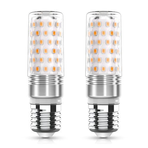 Bigzom Bombilla LED E27 Luz Calida 2700K, 10W Equivalente a Halógena 150W, 1400 Lúmenes, Bajo Consumo Lámpara Maíz, No Regulable, Paquete de 2