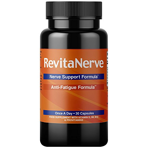 RevitaNerve Once-per-Day Nerve Support Neuropathy Food Supplement, UK Compliant