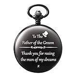 BATTERIEBETRIEBEN - Quarz-Taschenuhr mit Kette, die 20 Stunden lang funktioniert, einfach und bequem zu bedienen ist und nicht jeden Tag aufgewickelt werden muss und leicht zu lesen ist.