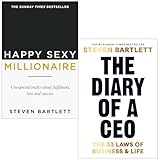 Steven Bartlett 2 Books Collection Set (Happy Sexy Millionaire & The Diary of a CEO)