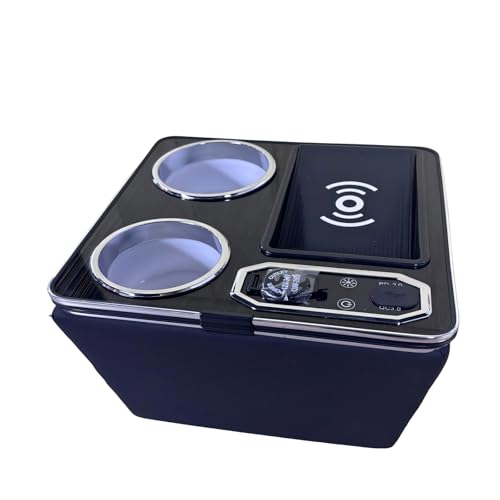 コンソールボックス N-BOX JF5 コンソールボックス JF6 センターコンソール アームレスト 7色変換 明るさ調整 Type-C QC3.0 USBポート付き ワイヤレス充電可