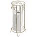 InterDesign Twigz Free Standing Toilet Paper Holder – Spare Roll Storage for Bathroom, Pearl Champagne
