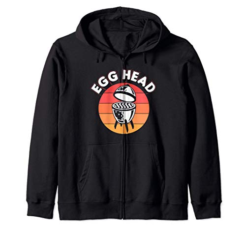 Funny Egg Head BBQ Kamado Smoker Pit Master Grilling Sudadera con Capucha