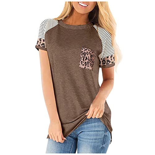 Camiseta con Estampado de Leopardo para...