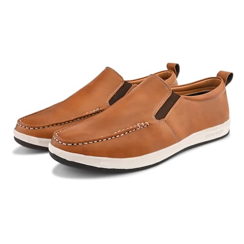Image of Centrino Walking Loafers for Men | Shoes for Man Stylish | Casual Slip-On Lightweight Moccasins | Cushioned Insole | Breathable Comfortable | Hand-Stitched | Mens Loafer Shoes for Daily Office Outings (9495)