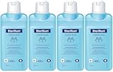 Sterillium Classic Pure Händedesinfektionsmittel, farbstoff- und parfümfrei, für hygienische Händedesinfektion, 4 x 500 ml