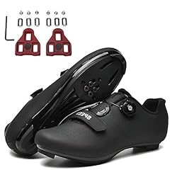 Fansu Zapatillas de Ciclismo Carretera, con Calas ...: Con calas Delta: el paquete incluye zapatillas ciclismo hombre y 1 paquete de calas Look Delta, que son perfectamente compatibles con las zapatillas Peloton y otras zapatillas de ciclismo de carretera del sistema Look Delta. Parte Superior Transpirab...