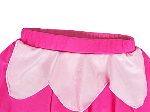 Wonderbabe Aurora Swimsuit For Girls Princess Cosplay Bathing Suit Summer Swimwear For Beach Holiday 4-5T Pink #TOP4