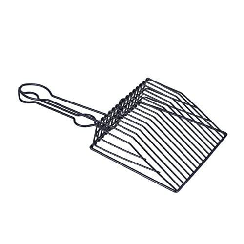 GRIRIW Pet Cleaning Scoop Metal Toilet Scooper Dog Waste Shovel Comfortable Handle No Leakage Design