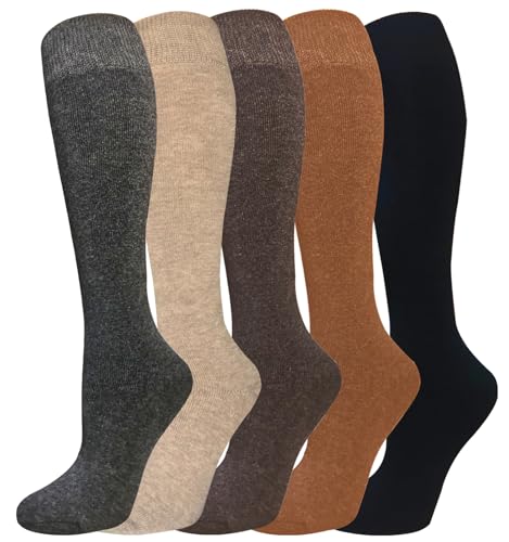 Warm Knee High Socks for Women-Thermal Cotton Cushioned Socks For Hiking,Work,Skiing,Gifts