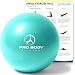 Mini Exercise Ball - 9 Inch Small Bender Ball for Stability, Barre, Pilates, Yoga, Core Training and Physical Therapy (Aqua)