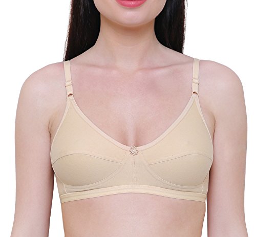 Image of INNER TOUCH Women's Cotton Non-Padded Non-Wired T-Shirt Bra for Womens Size 30