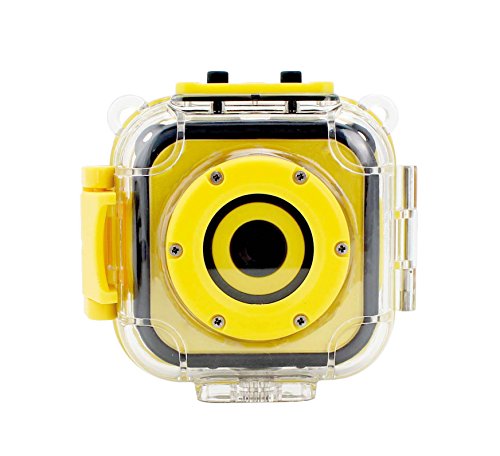 Panox 56103 Champion Action Kamera für Kid (HD 720p, 1,3MP Sensor, 4,5 cm Display, 30m wasserdicht) gelb – Bild 3