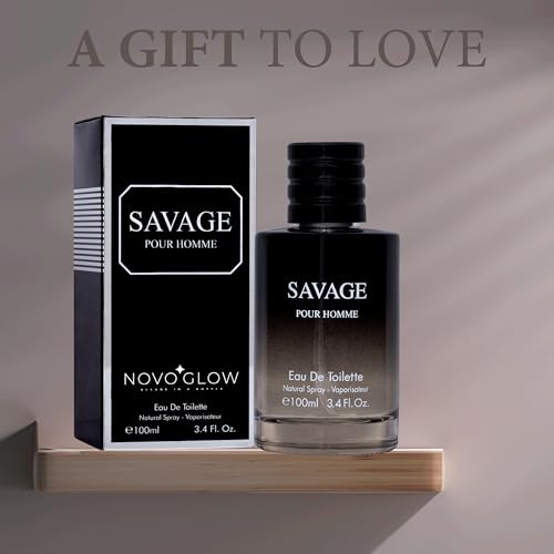Savage for Men 3.4 Oz Men\'s Eau De Toilette Spray Refreshing & Warm Masculine Scent for Daily Use Men\'s Casual Cologne Great Holiday Gift Smell Fresh All Day A Gift for Any Occasion