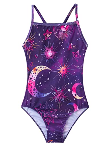 Image of Girls Swimsuits One-Piece Bathing Suits Multicolor Kids Sport Summer Beach Swimwear for 2-10 Years Old