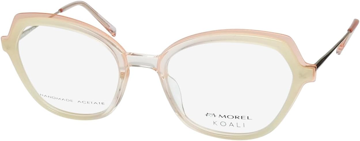 MOREL Koali 20086k Eyeglass Frame/Glasses Premium Acetate Handmade In France With Clear Demo Lenses