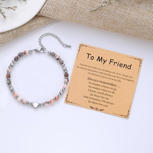 Image of Best Friend Bracelet Gifts for Women Sister Bestie, Christmas Gift for Teens Mom Daughter Granddaughter Birthday Gift for Her Stocking Stuffers