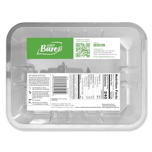 Just Bare® Natural Fresh Chicken Thighs | Family Pack | No Antibiotics Ever | Bone-In | 2.25 LB - Thumbnail 7