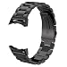 V-Moro for Samsung Gear S2 Watch Bands, 20mm XLarge Solid Stainless Steel Metal Business Replacement Bracelet Strap With Adapters For Samsung Gear S2 Smart Watch 6.0"-9.8"(Metal Black Large)