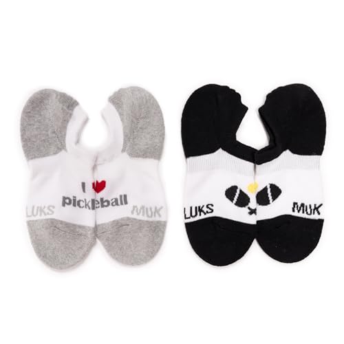 Image of MUK LUKS Womens Set of 5 Pickleball No Show Socks