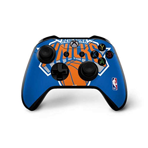 Skinit Decal Gaming Skin Compatible with Xbox One X Controller - Officially Licensed NBA New York Knicks Large Logo Design