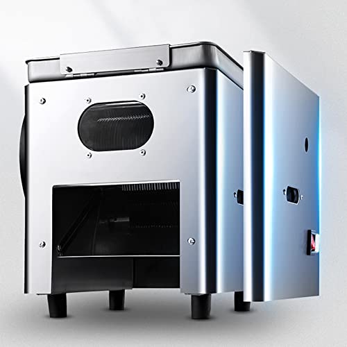 WERYU Fleischschneidemaschine 2 in 1, kommerzielle Fleischmesser Edelstahlklingen, Lebensmittelschneidemaschine leicht…