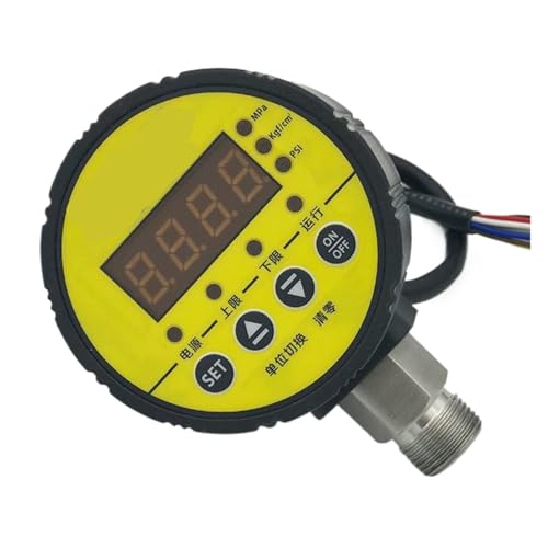 Contrôleur de pression LED double relais AC220V 0-2.5MPa pour lutte incendie