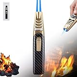Flamme à jet réglable : ce briquet torche est capable d'atteindre des températures allant jusqu'à 1300 degrés et peut créer une flamme jusqu'à 10 cm de long. Avec sa fonction de réglage de la flamme facile et continue, vous pouvez personnaliser la taille de la flamme selon vos besoins spécifiques.