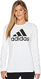 adidas Women's #Three Stripe Life Tape Long-Sleeve Tee