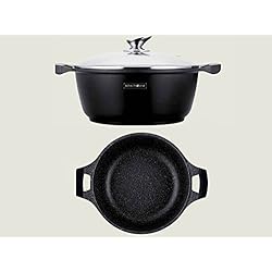 Cacerolas De Piedra Volcanica Olla de piedra volcánica Royalty Line de 28 cm