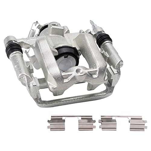 Image of TRQ Rear Left Brake Caliper w /Bracket Drivers Side