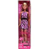 Barbie Glam Doll Barbie - M3498 - Glam - Barbie con un bonito vestido y cepillo