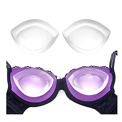 1 Par Inserciones de Sujetador de Silicona Almohadillas de Mama potenciador de Senos Almohadillas de moldeo de Senos Gel Inserciones de Brasier Push up, para Trajes de baño Bikini añade 1-2 Tazas