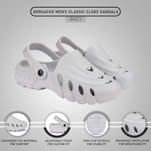 Image of BERSACHE Extra Soft Classic Casual with Regular wear with Ultra Soft & Flexibility Technology Clog for Men's