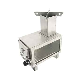 薪ストーブ　テント用　卓上　コンパクト　ステンレス　キャンプ　アウトドア Amazon | ZENPAD 卓上ミニ薪ストーブ ソロストーブ 小型 軽量