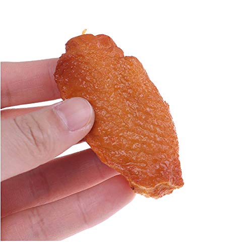 image for RONRONS 6 Pack Artificial Chicken Wings PVC Simulation Fake Food Model