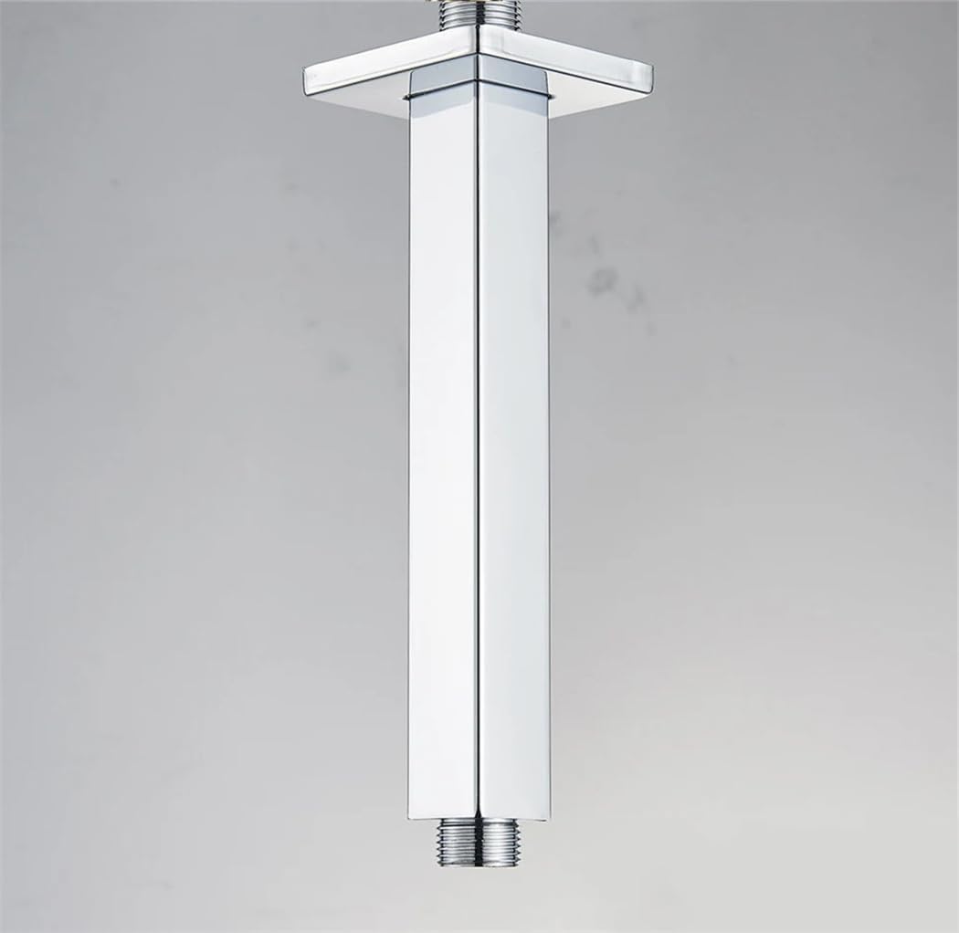 G1/2 Thread Stainless Steel Tube Rainfall Shower Head Arm For Bathroom Hardware Wall Mounted Bracket