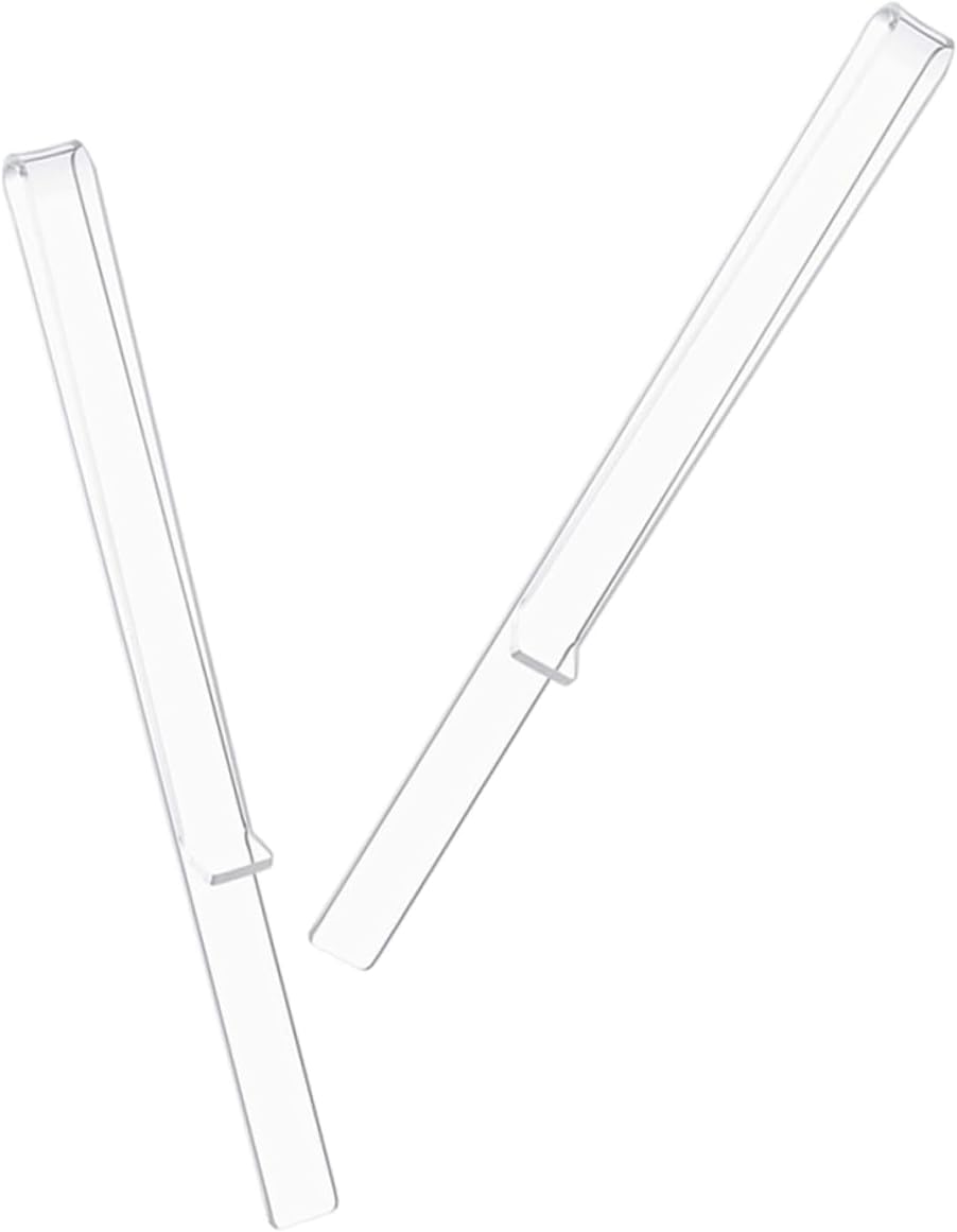 Vaguelly 1 Pair Clear Acrylic Music Sheet Clips Sheet Music Page Holders for Easy Reading and Organization for Musicians and Music Lovers Vaguelly 1 Pair Clear Acrylic Music Sheet Clips Sheet Music Page Holders for Easy Reading and Organization for Musicians and Music Lovers