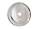 Wärmebehandelt Mr. Gasket 4973 Chrom-Kurbelwellen-Riemenscheibe, Doppelnut