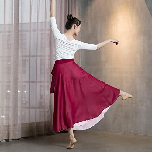 Jupes longue danse orientale en satin pour cours et spectacles de danse