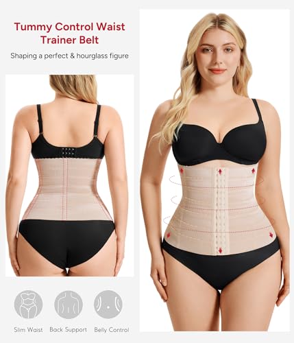 Image of Nebility Womens' Waist Trainer Tummy Control Waist Cincher Slim Body Shaper
