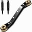 1 Wrench + 2 Hexagon Bit(Black)
