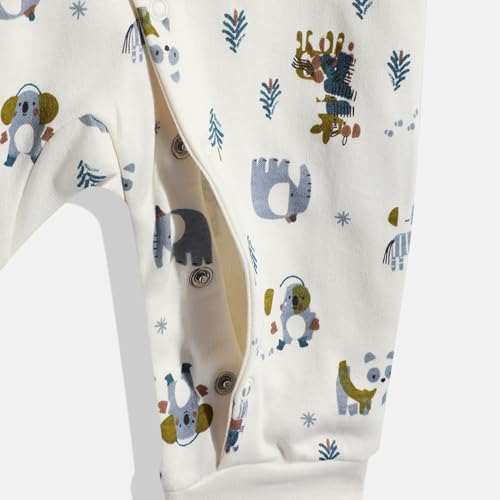 Image of Mothercare Baby Romper Sleepsuit Autumn Print Full Sleeve Pink