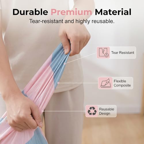 Image of No-Pump Vacuum Storage Bags, Upgraded 3D Vacuum Storage Bags, Portable Large Clothes Compression Bags for Household Use, Convenient Cube Storage Bag for Clothes, Comforters, Blankets (4, 19.6*27.5in)