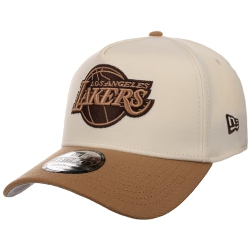 New Era 39Thirty Sandy Bay Lakers Cap Basecap Baseballcap Curved Brim NBA LA Los Angeles Damen/Herren - Hinten geschlossen, mit Schirm Frühling-Sommer Herbst-Winter Frühjahr Sommer Herbst Winter -