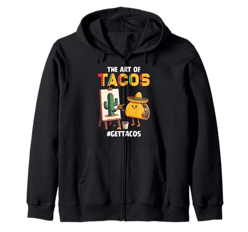 El Arte de los Tacos #gettacos Sudadera con Capucha