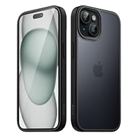 JETech Cover Opaca per iPhone 15 6,1 Pollici, Protezione Anticaduta Antiurto di Grado Militare...